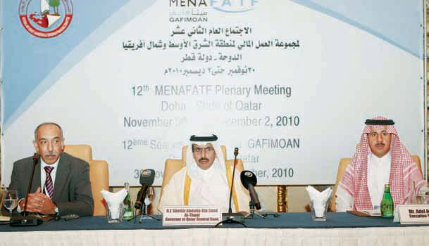 Featured image for “12th MENAFATF Plenary Meeting – Sharq Village & SPA, Doha – State of Qatar, 30 November – 2 December 2010”
